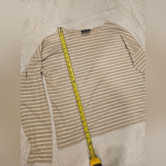 Jenni kayne X Saint James RUE drop shoulder tee oatmeal M - Picture 7 of 11